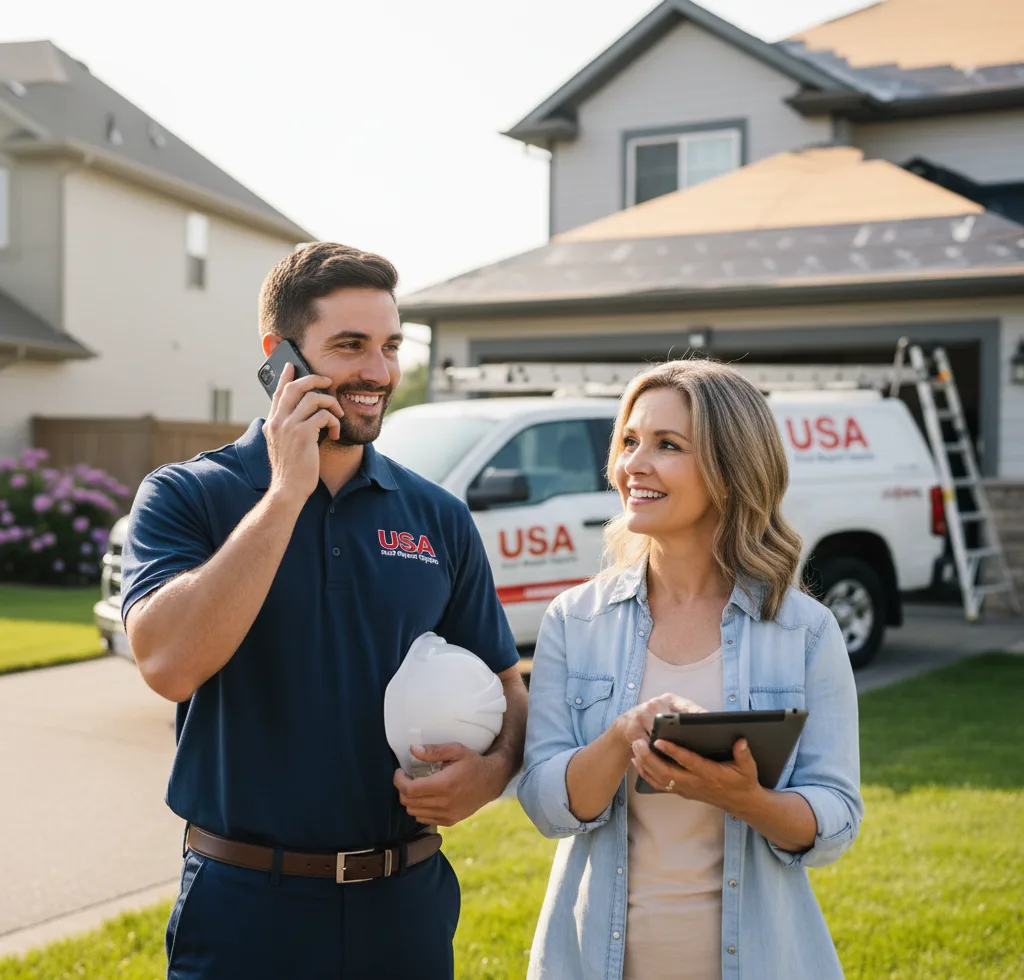 USA Roof Repair Experts customer support in Hamtramck